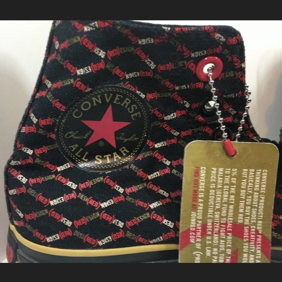 Converse All-stars Chuck Taylor Join Red Aids High - Picture 2 of 10